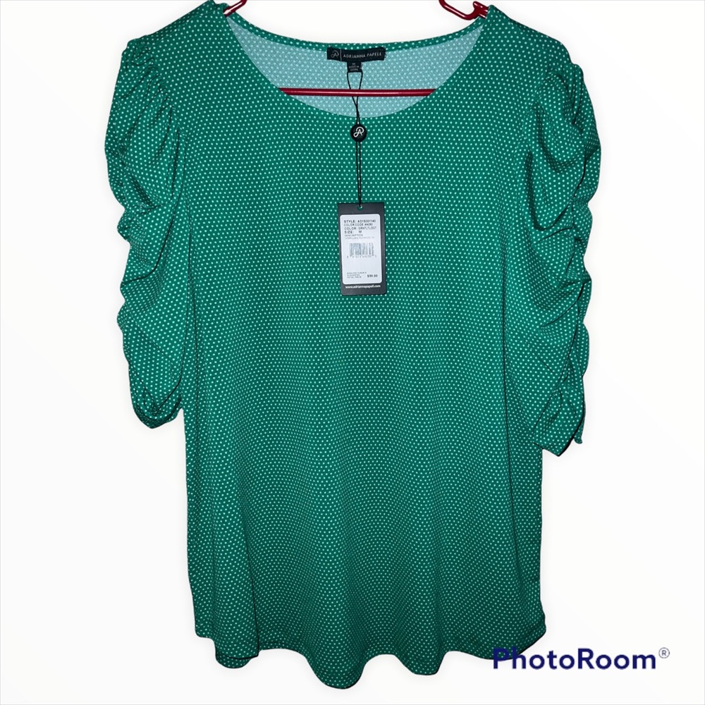 Adrianna Papell Blouse, Medium, NWT
